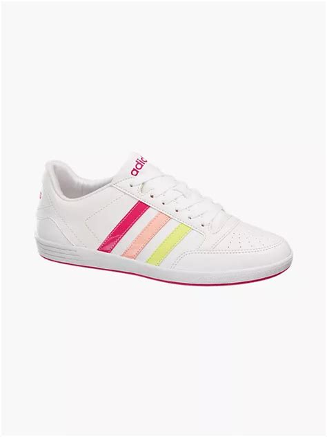 adidas damen sneaker vl hoops low weiß